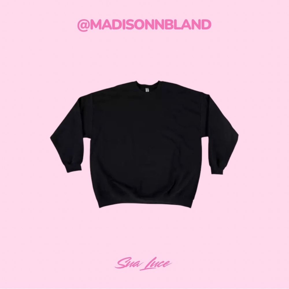 Custom Handcrafted Crewnecks - White, Gray, and Black